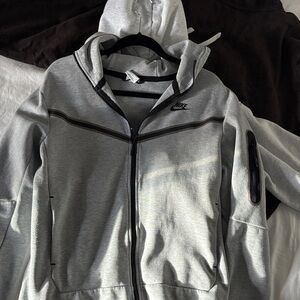 Nike Light Gray Full-Zip Jacket